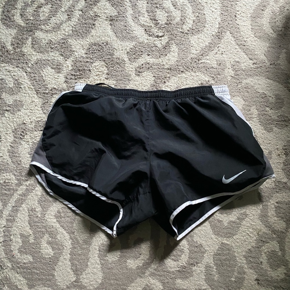 Black nike running shorts